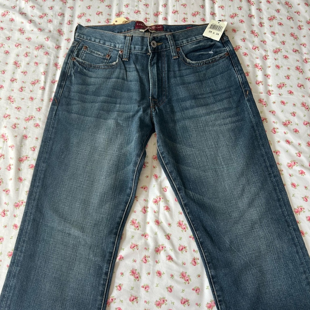 🌲LUCKY BRAND JEANS 361 Vintage Straight Classic Blue Denim Jeans🌲